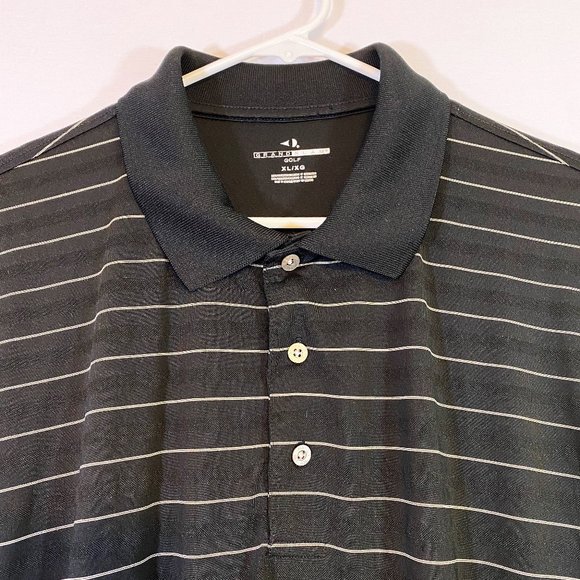 Grand Slam Striped Golf Polo - Picture 3 of 7